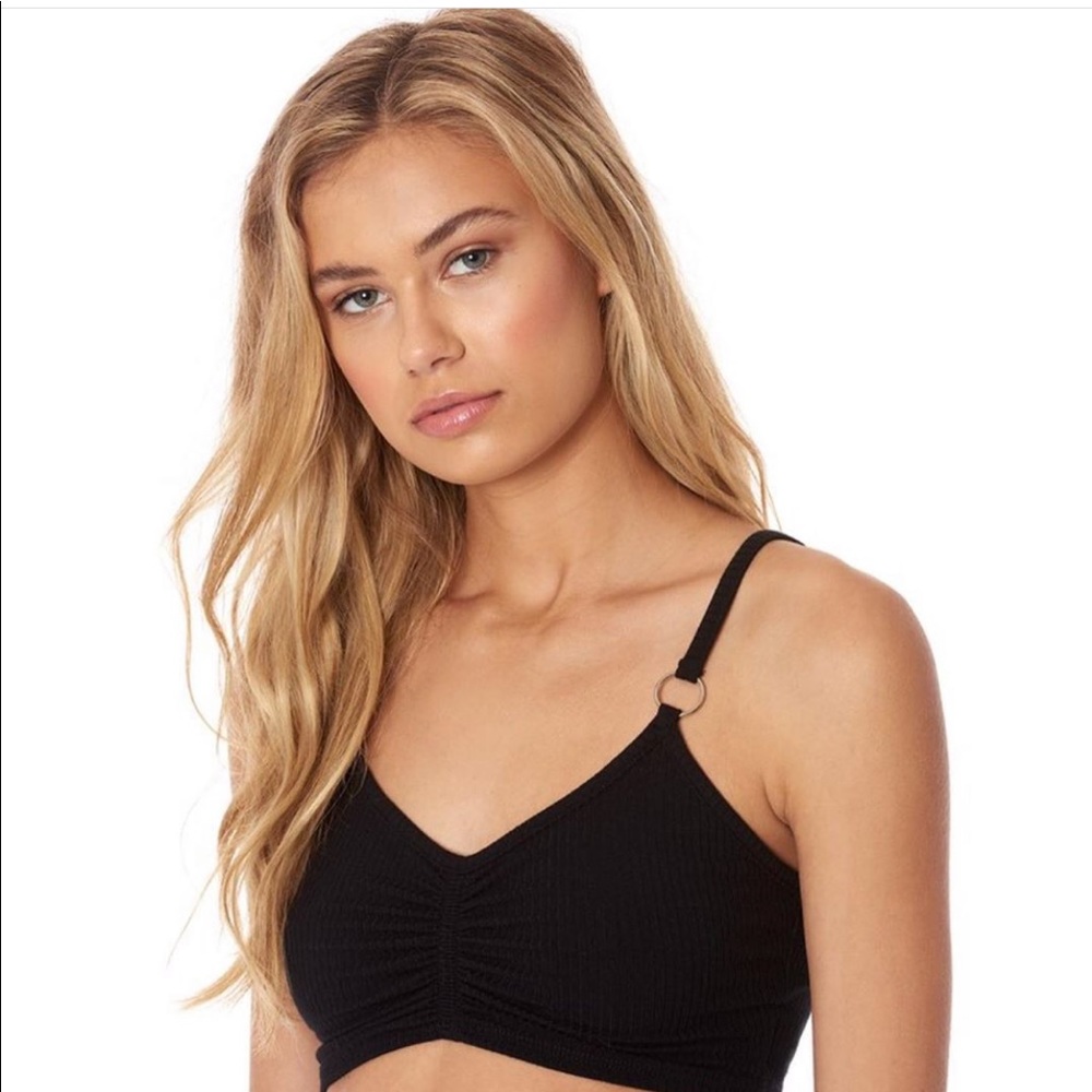 LF Black Ring Bralette Top